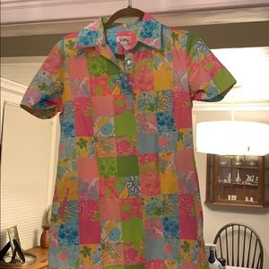 White label Lilly Pulitzer shirt dress